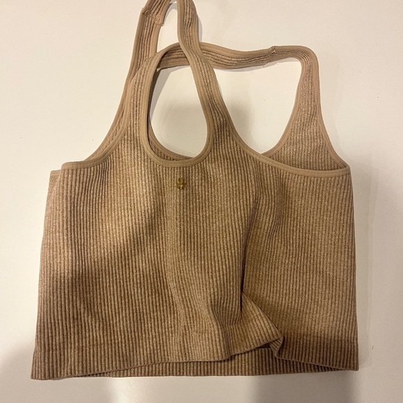 Spiritual Gangster Tan Workout Tank Top - Picture 2 of 3